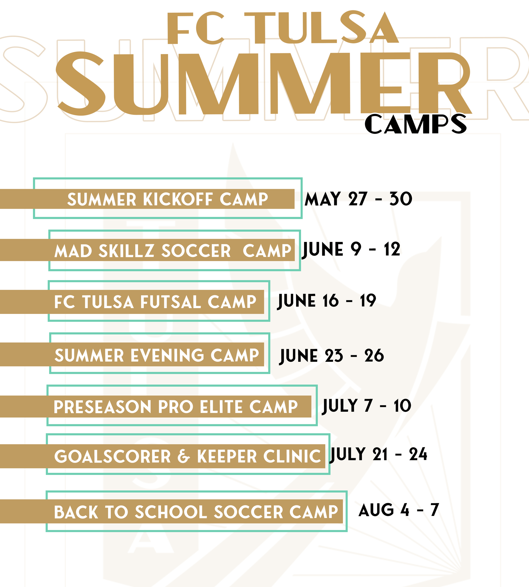 FCT TA - Summer camps